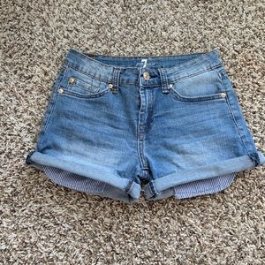 Denim shorts